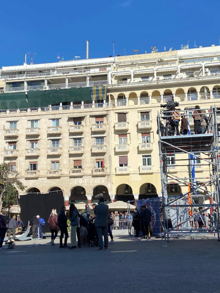 Αποκλειστικές φωτογραφίες από τα γυρίσματα της ταινίας «The Bricklayer»