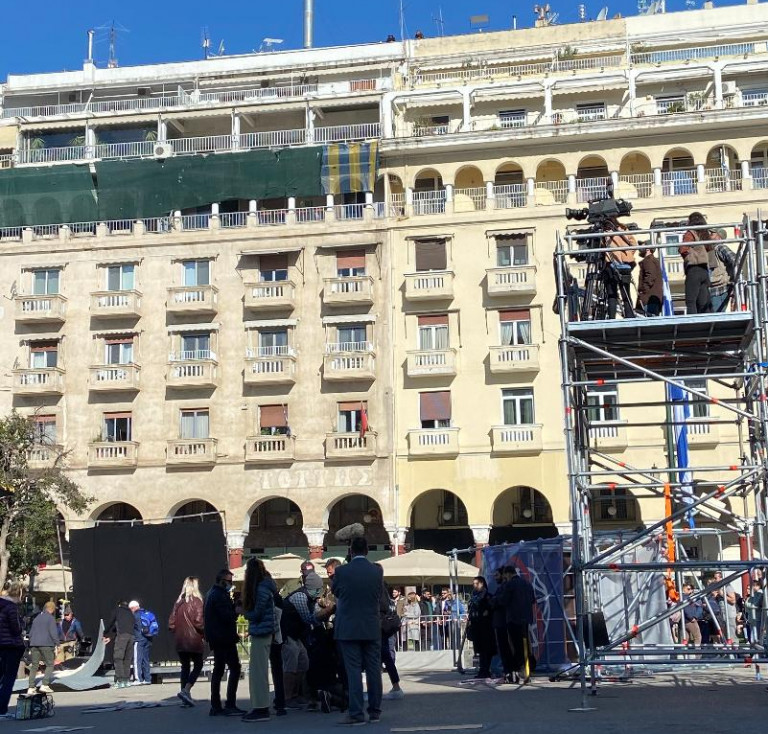 Αποκλειστικές φωτογραφίες από τα γυρίσματα της ταινίας «The Bricklayer»