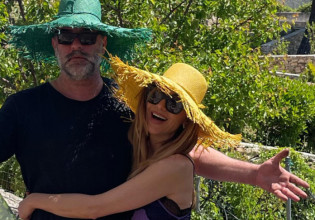 Δέσποινα Βανδή – Βασίλης Μπισμπίκης: Νέες φωτογραφίες από τις πασχαλινές τους διακοπές στο Πήλιο