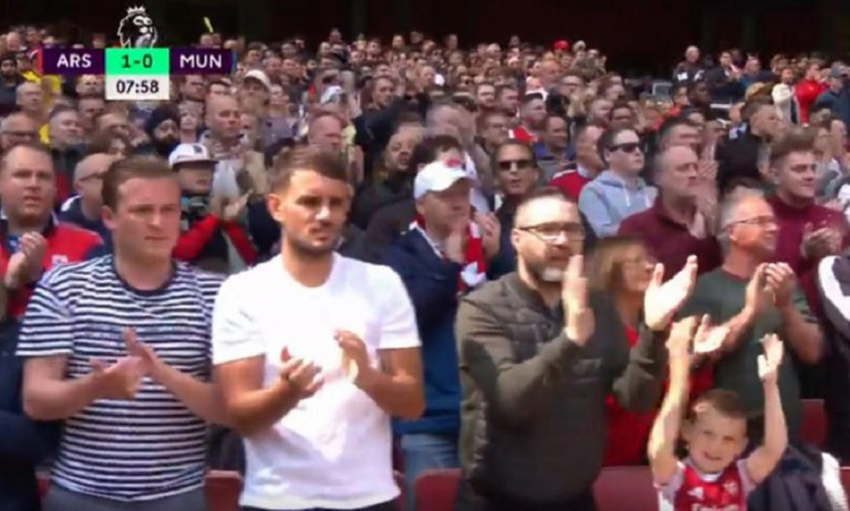 Κριστιάνο Ρονάλντο: Χειροκρότημα και από τους οπαδούς της Άρσεναλ