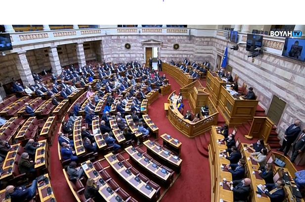 Live η ιστορική ομιλία του Βολοντίμιρ Ζελένσκι στην ελληνική Βουλή