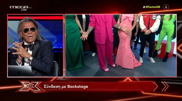 X Factor: Επικό σχόλιο του Ηλία Ψινάκη για το φιλί του Ανδρέα Γεωργίου με τον Στέλιο Ρόκκο