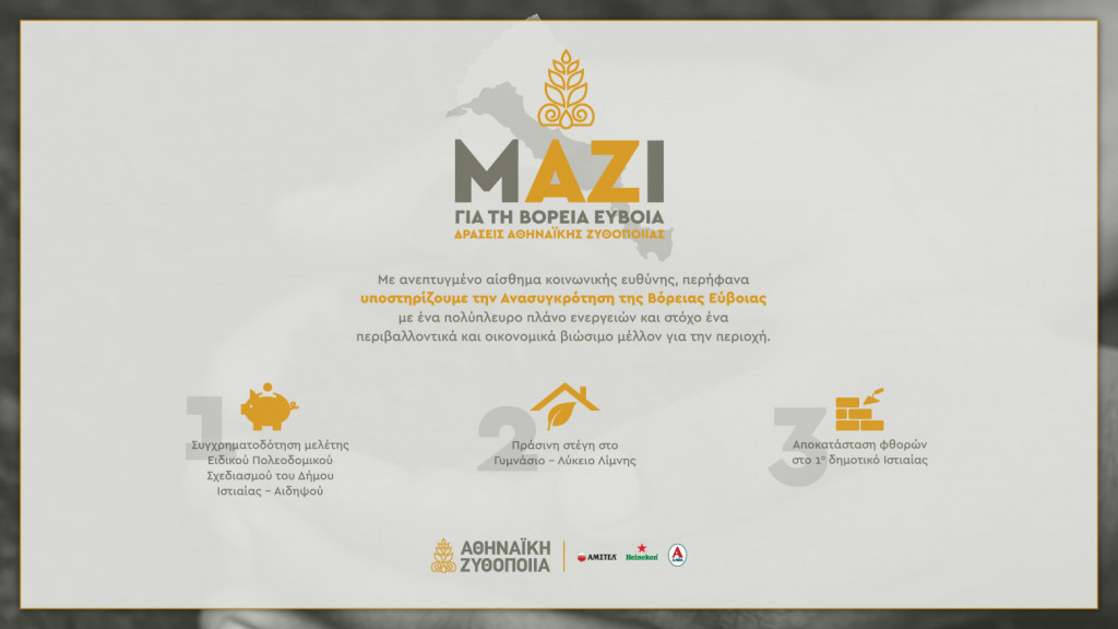 Η Αθηναϊκή Ζυθοποιία στηρίζει τη Βόρεια Εύβοια με στοχευμένες δράσεις που δίνουν ελπίδα και προοπτικές