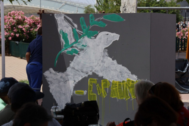 Εντυπωσιακό το 1ο Φεστιβάλ Graffiti του Δήμου Αμαρουσίου με θέμα την «Ειρήνη»