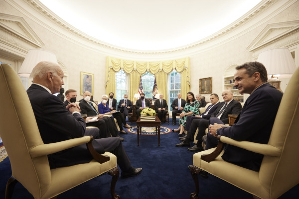 Μητσοτάκης – Μπάιντεν: Ολα όσα συζήτησαν στο Λευκό Οίκο