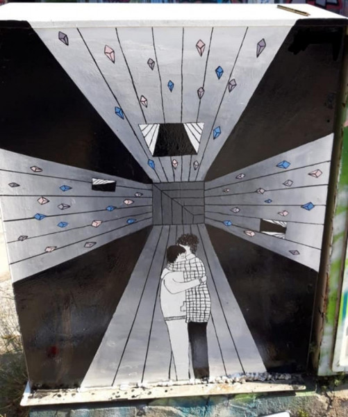 Έγραψε στο ζωγραφισμένο καφάο «parking πελατών» και προκάλεσε τον θυμό του Δημάρχου Αλίμου