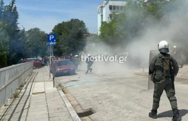 Θεσσαλονίκη: Σοβαρά επεισόδια με χημικά στο ΑΠΘ