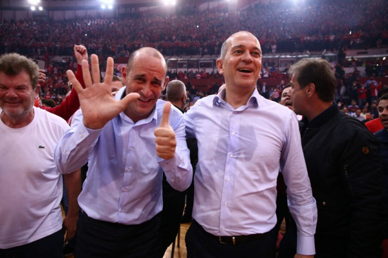 Ολυμπιακός: Στο Βελιγράδι οι Αγγελόπουλοι, παρακολούθησαν την πρωινή προπόνηση