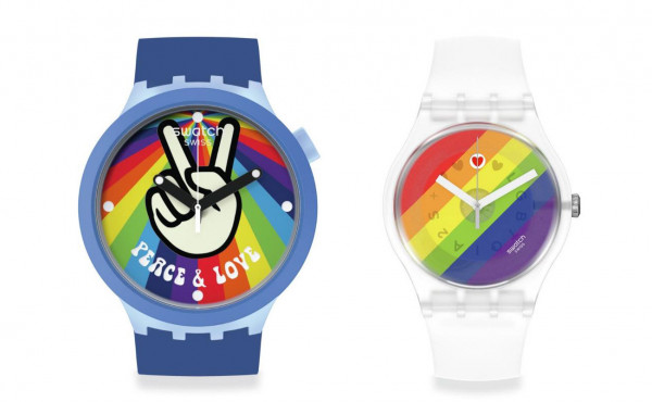 Η Swatch γιορτάζει την αγάπη και παρουσιάζει τα PEACE HAND LOVE και STRIPE FIERCE