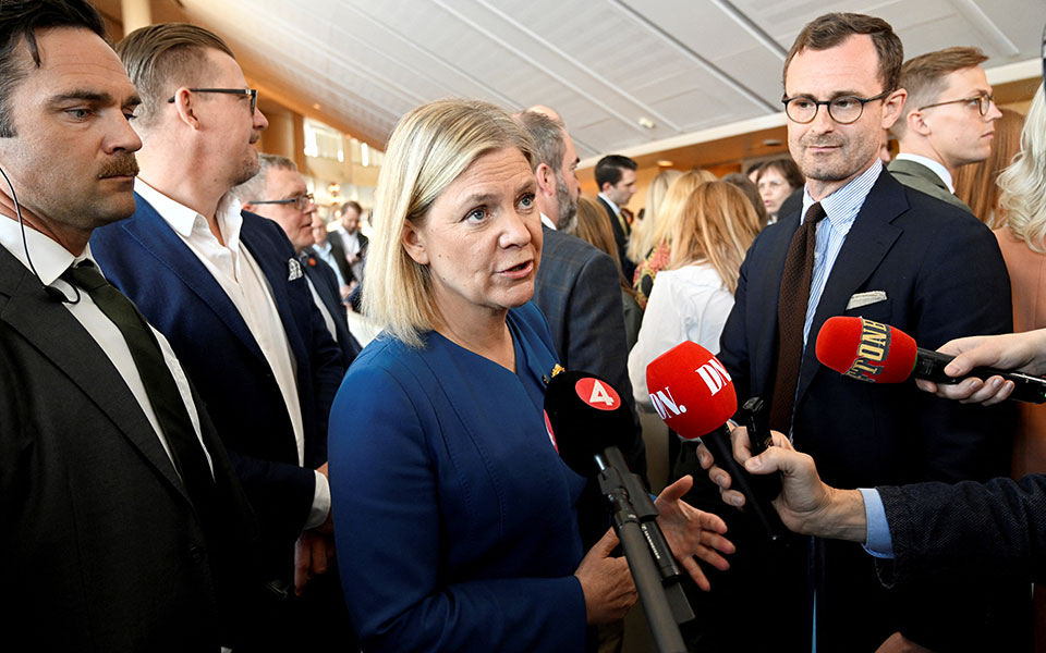 Το σουηδικό κοινοβούλιο στηρίζει την αίτηση του κυβερνώντος κόμματος για το ΝΑΤΟ