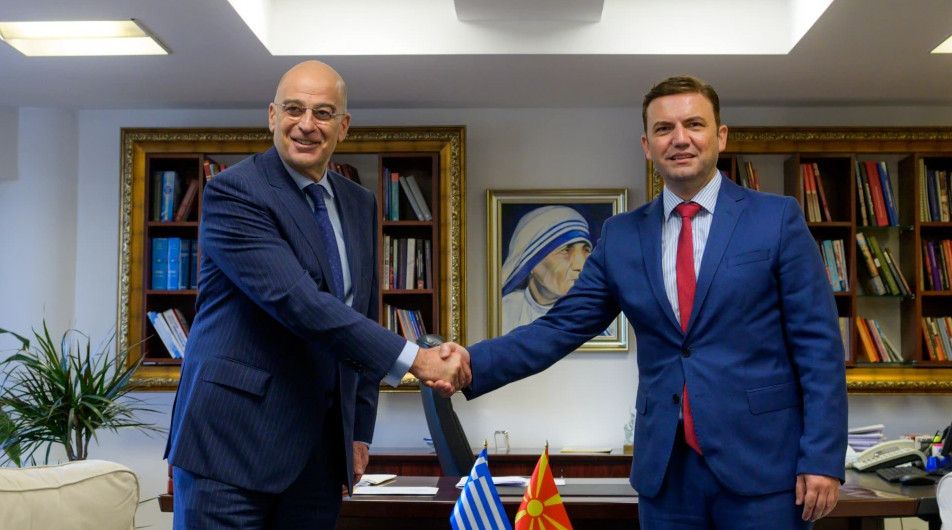 Δένδιας: Θα στηρίξουμε την ευρωπαϊκή προοπτική της Βόρειας Μακεδονίας