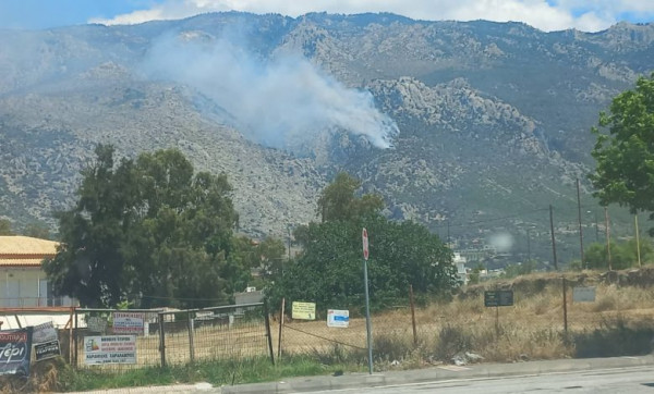 Λουτράκι: Ξέσπασε μεγάλη φωτιά – Ενισχύθηκαν οι δυνάμεις της Πυροσβεστικής