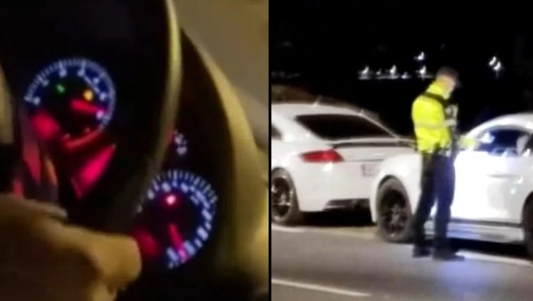 Βίντεο που κόβει την ανάσα – Κάνουν κόντρες στην Αττική με το κοντέρ να δείχνει 260 χλμ/ωρα