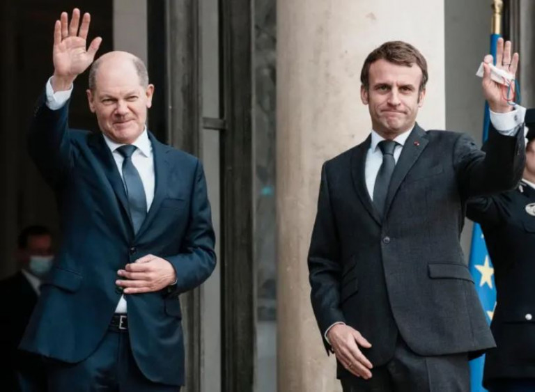 Συνάντηση Μακρόν – Σολτς τη Δευτέρα στο Βερολίνο