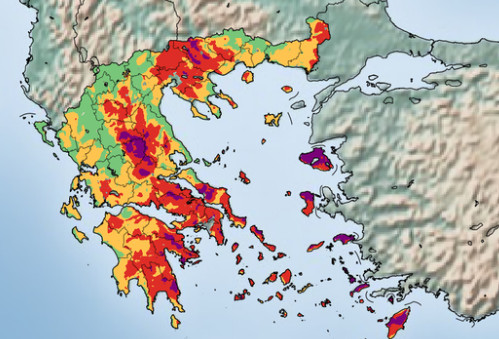 «Καμπανάκι» Meteo για 14 περιοχές της Ελλάδας – Έρχονται επικίνδυνες «πυρομετεωρολογικές» συνθήκες