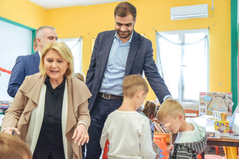 Ελευσίνα: Δομή προσφύγων από την Ουκρανία επισκέφτηκε κλιμάκιο της ΝΔ