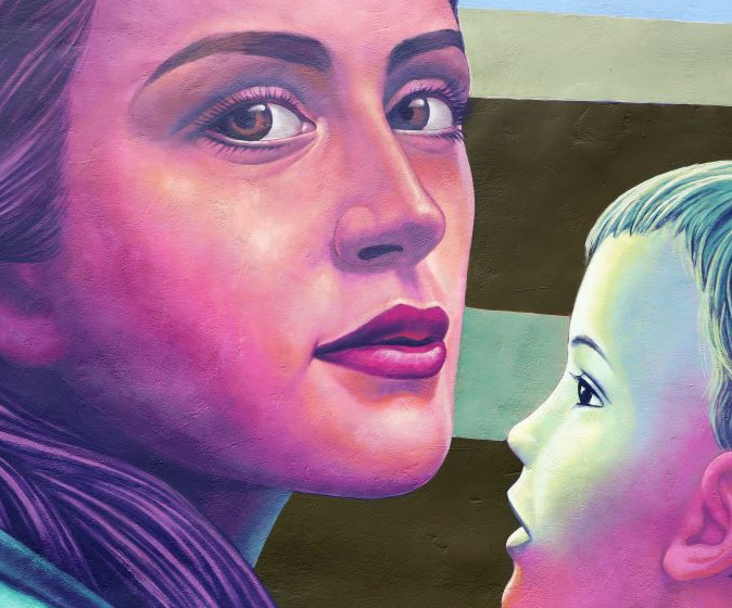 Νέα τοιχογραφία στο Βύρωνα για την προσφυγιά και την ειρήνη