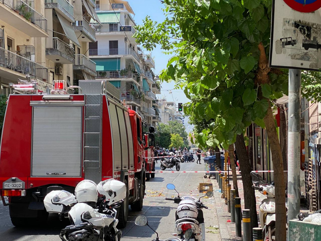 Εκρηξη στο κέντρο της Αθήνας – Ενας τραυματίας