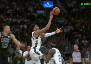 Ανεπανάληπτος Αντετοκούνμπο: Έδωσε ασίστ στον… εαυτό του και μετά κάρφωσε (vid)