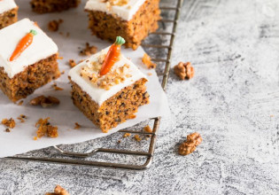 Κρύα carrot cakes