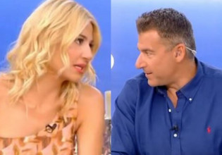 Φαίη Σκορδά – Γιώργος Λιάγκας: Έγιναν «μαλλιά κουβάρια» on air – «Γιατί να βάλουμε μια ταμπέλα»;