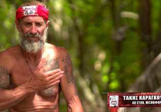 Survivor: O Καραγκούνιας νιώθει… Τριαντάφυλλος – Παράτησε την ομάδα και έφτιαξε δική του καλύβα