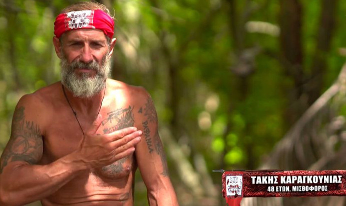 Survivor: O Καραγκούνιας νιώθει… Τριαντάφυλλος – Παράτησε την ομάδα και έφτιαξε δική του καλύβα