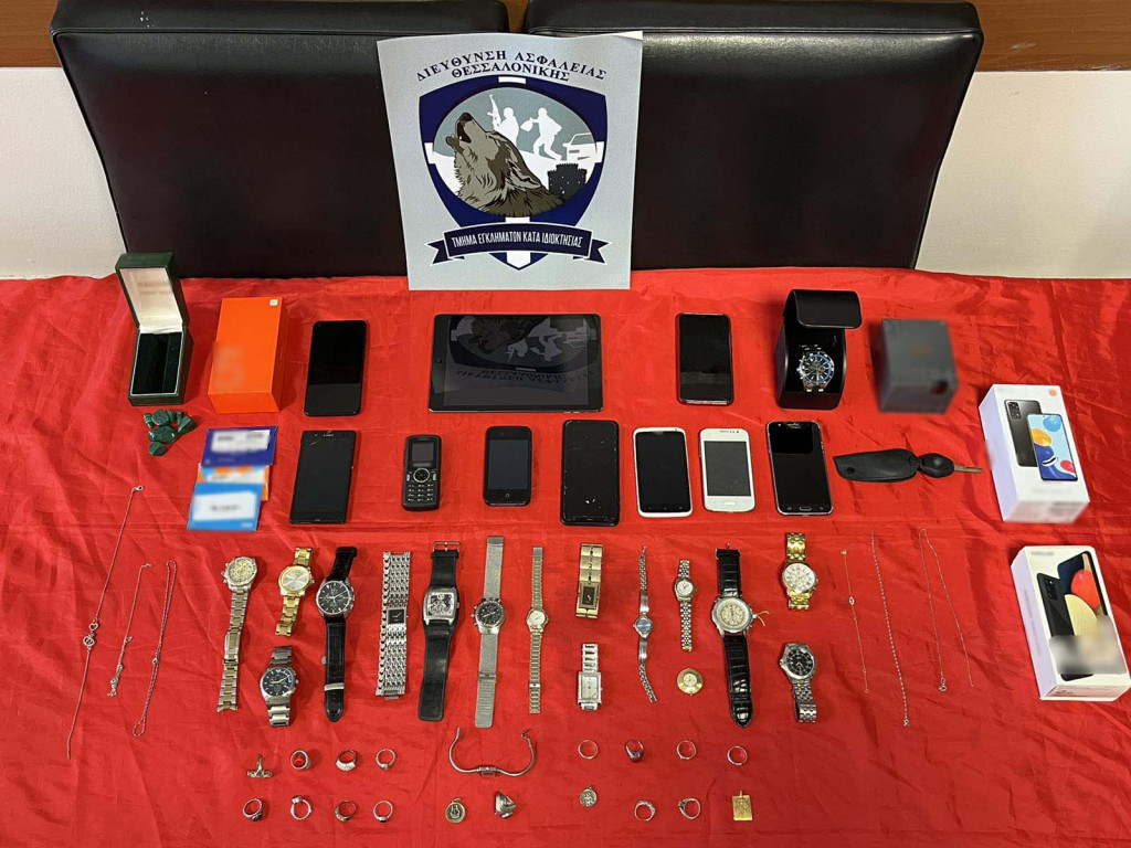 Θεσσαλονίκη: Συνελήφθησαν οι δράστες της ληστείας σε σπίτι με λεία 800.000