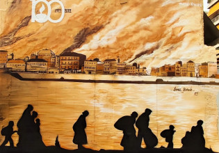Δήμος Βύρωνα: Τοιχογραφία σύμβολο της Μικρασιατικής Καταστροφής