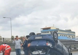 Σοκαριστικό τροχαίο στη λεωφόρο Κηφισού: Αναποδογύρισε όχημα – Δείτε βίντεο