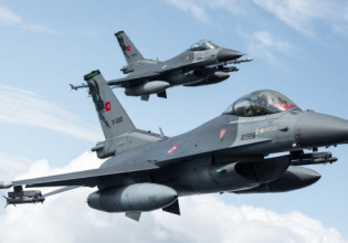 Νέα τουρκική πρόκληση: Υπερπτήση από ζεύγος τουρκικών F-16 σε Οινούσσες και Παναγιά
