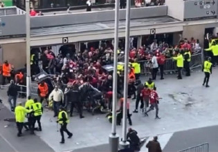 Λίβερπουλ: Δείτε το ντου εκατοντάδων οπαδών χωρίς εισιτήριο στο γήπεδο