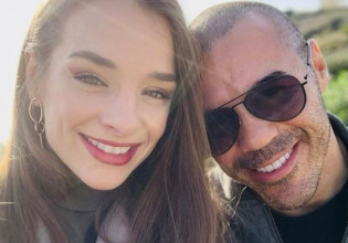 Μιχάλης Ζαμπίδης: Εύχεται «καλό μήνα» αγκαλιά με την εγκυμονούσα σύντροφό του