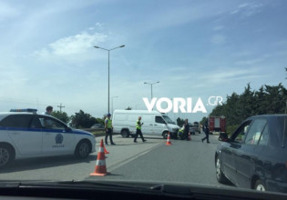 Θεσσαλονίκη: Τετραπλή καραμπόλα στη Μουδανιών – Δύο τραυματίες στο νοσοκομείο