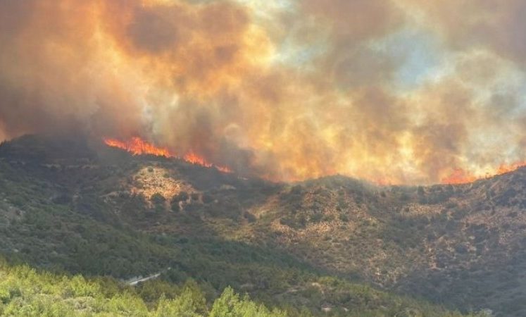 Κατεχόμενα: Συναγερμός στη πυροσβεστική από μεγάλη πυρκαγιά - Εκκενώνονται χωριά