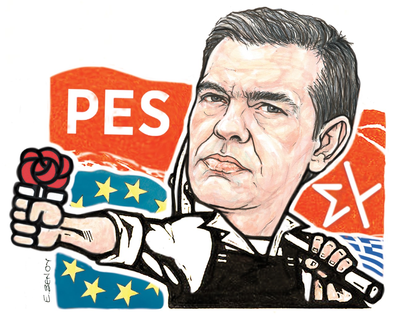 Το σκίτσο της Εφης Ξένου για τα ΝΕΑ 23/6/2022