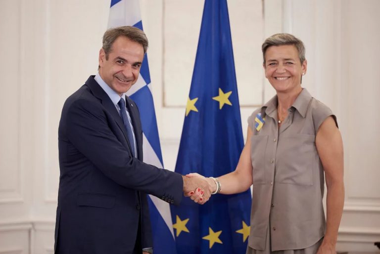 Μητσοτάκης: Συναντήθηκε με την αντιπρόεδρο της ΕΕ, Μαργκρέτε Βεστάγκερ – Τι συζήτησαν, όλοι οι διάλογοι
