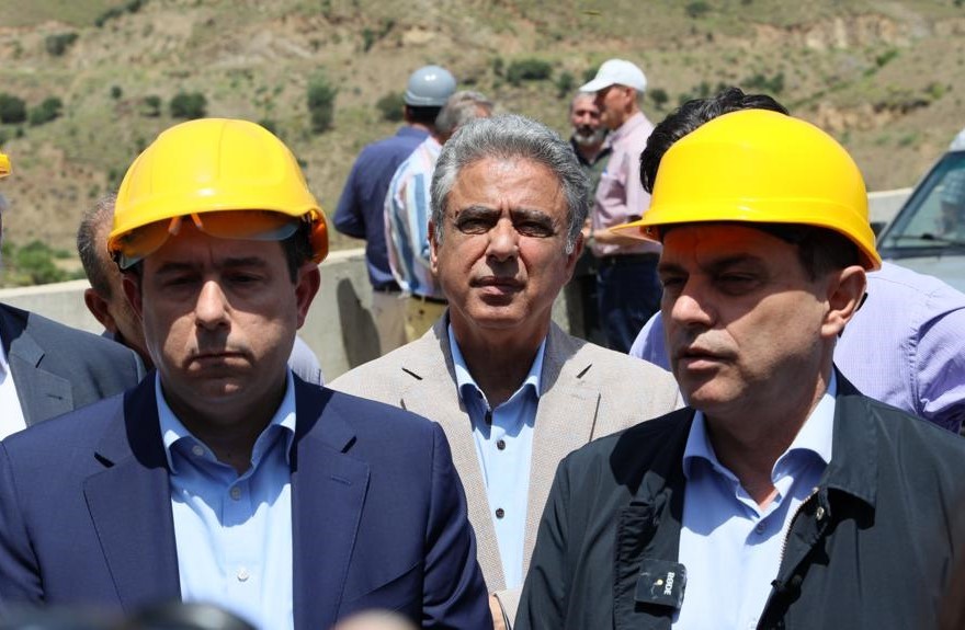 Στο Φράγμα «Κόρης Γεφύρι» στη Χίο Μηταράκης και Γεωργαντάς – Εντός του 2023 αναμένεται να παραδοθεί το έργο