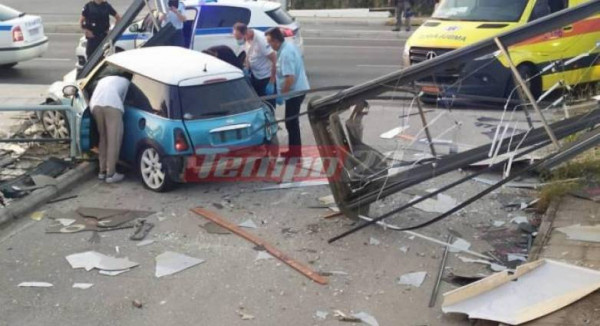 Πάτρα: Σοβαρό τροχαίο με τρεις τραυματίες στην εθνική οδό