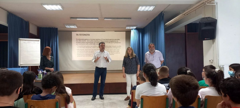 Ζωγράφου: Μαθητές συνομίλησαν με την Πρέσβειρα του Ευρωπαϊκού Συμφώνου για το Κλίμα