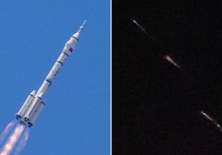 «Ό,τι πιο εντυπωσιακό έχω δει»: Συντρίμμια κινεζικού πυραύλου φώτισαν τον ισπανικό ουρανό
