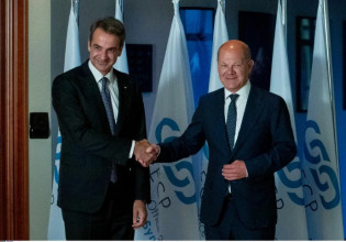 Θεσσαλονίκη: Τετ α τετ Μητσοτάκη-Σολτς πριν από το δείπνο των ηγετών ΝΑ Ευρώπης