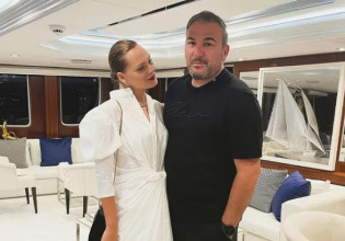 Υβόννη Μπόσνιακ: Η εντυπωσιακή τούρτα γενεθλίων και το φιλί στον Αντώνη Ρέμο