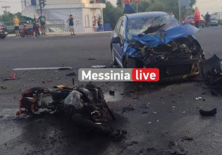 Καλαμάτα: Νεκρός 26χρονος ντελιβεράς μετά από σφοδρή σύγκρουση με αυτοκίνητο