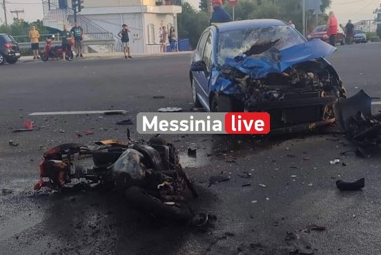 Καλαμάτα: Νεκρός 26χρονος ντελιβεράς μετά από σφοδρή σύγκρουση με αυτοκίνητο