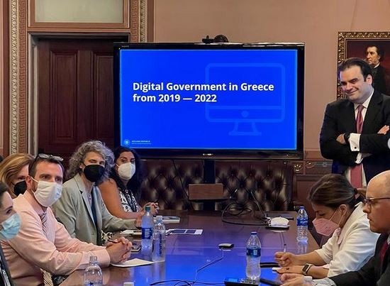 Στις ΗΠΑ ο Κυριάκος Πιερρακάκης – Παρουσίασε την ψηφιακή στρατηγική της Ελλάδας στο Λευκό Οίκο
