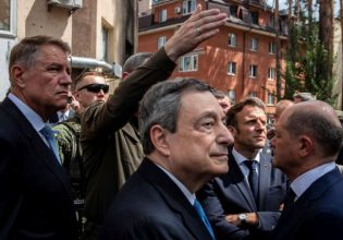 Ουκρανία: Πρώτη αντίδραση της Ρωσίας στην επίσκεψη Μακρόν, Σολτς Ντράγκι – «Ανώφελες οι παραδόσεις όπλων»