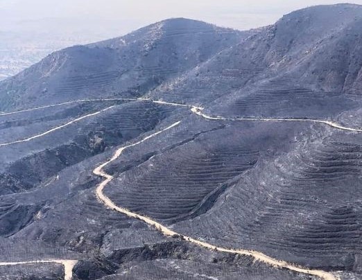 Πυρκαγιά στα Κατεχόμενα: «Καίγεται η ψυχή μας»