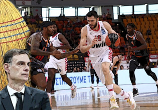 Ολυμπιακός – Προμηθέας 106-69: Έβγαλαν τις σκούπες και προκρίθηκαν στον τελικό οι «ερυθρόλευκοι»