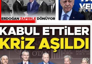 Τουρκία: Πώς υποδέχτηκαν τα ΜΜΕ της γειτονικής χώρας το «ναι» Ερντογάν σε Φινλανδία – Σουηδία